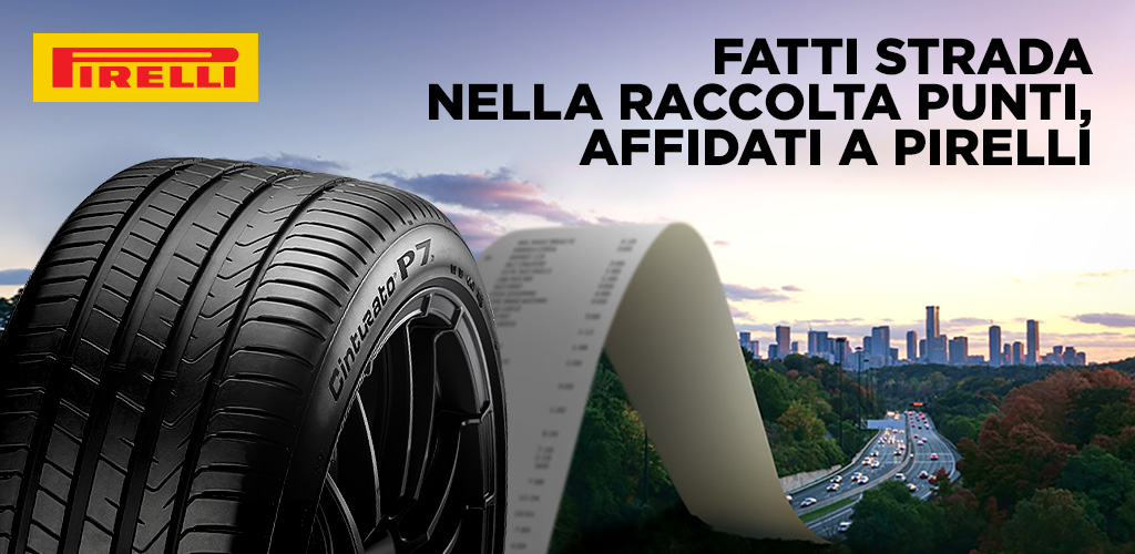 Fatti strada nella raccolta punti, affidati a Pirelli